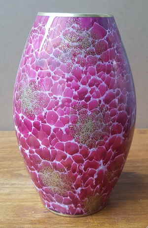 Thomas Rote Laufglasur Vase 24d