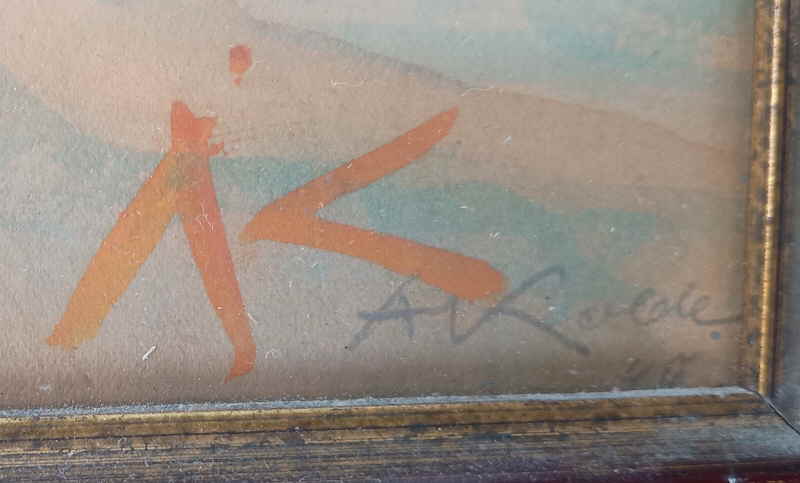 Alexander Kolde Aquarell 137287x