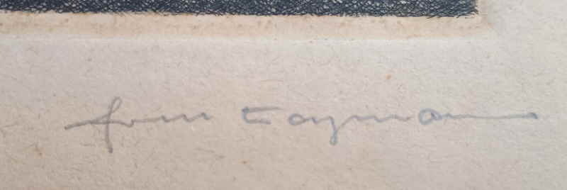 Haymann Ernst Radierung Landschaft 719598x