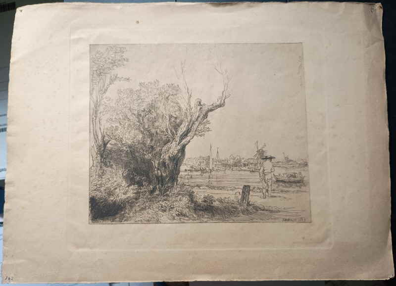 782  Rembrandt Harmenz van Rijn Die Landschaft mit dem Dom 405426x