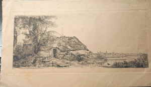 700  Rembrandt Harmenz van Rijn Die Htte am groem Baum 223756d