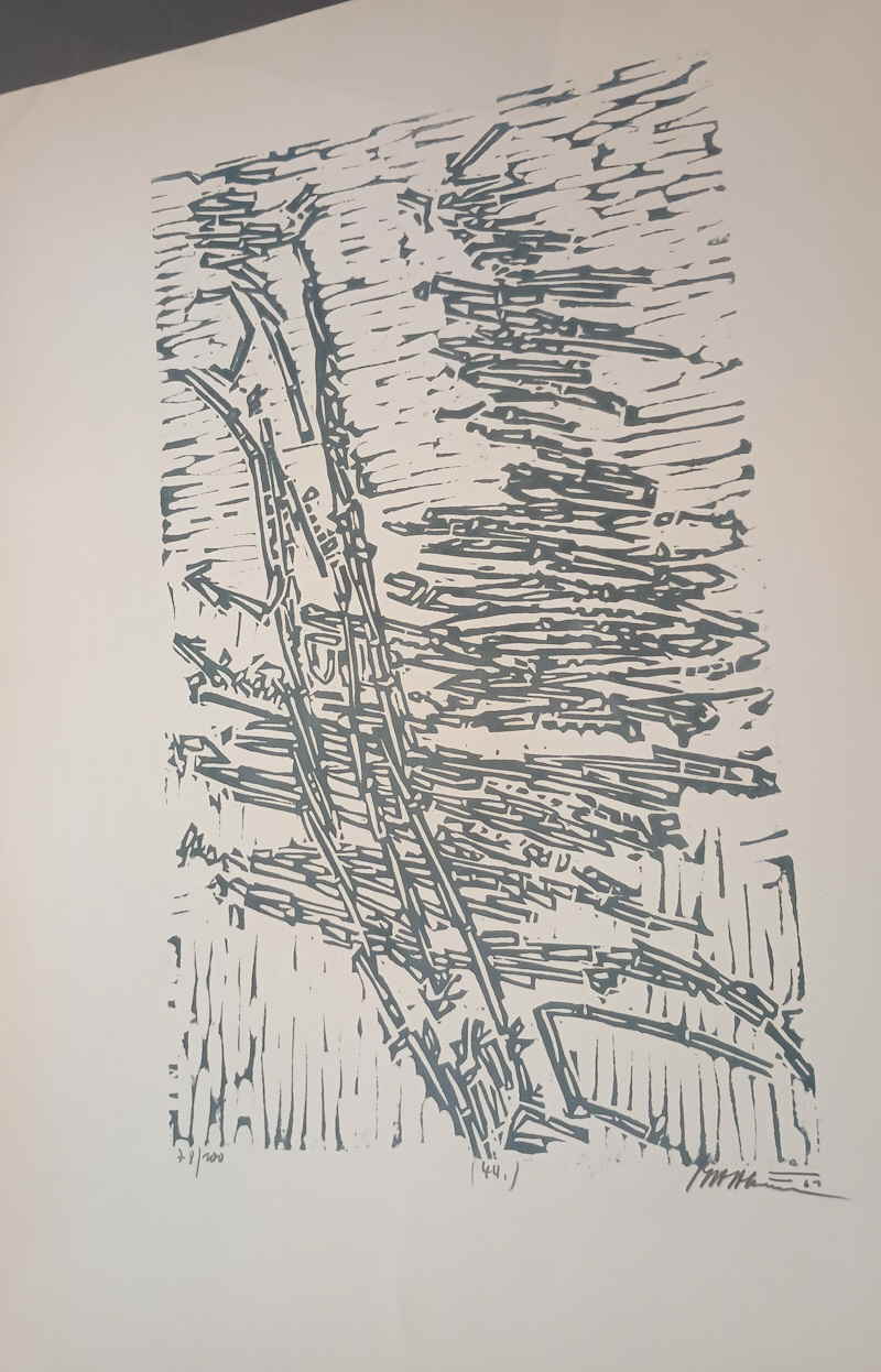 Volkmar Haase Holzschnitt Linolschnitt 312871x