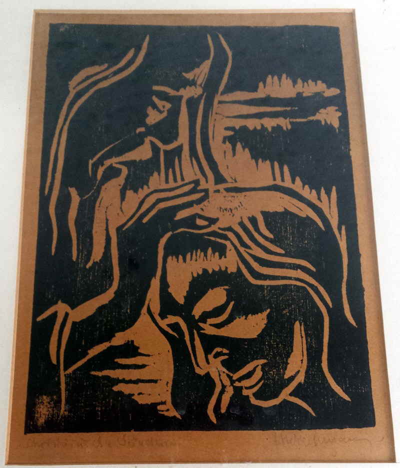 Weidmann Hans Christus und die Snderin Holzschnitt 110453x
