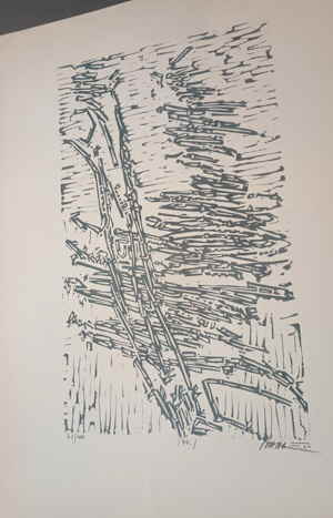 Volkmar Haase Holzschnitt Linolschnitt 312871d