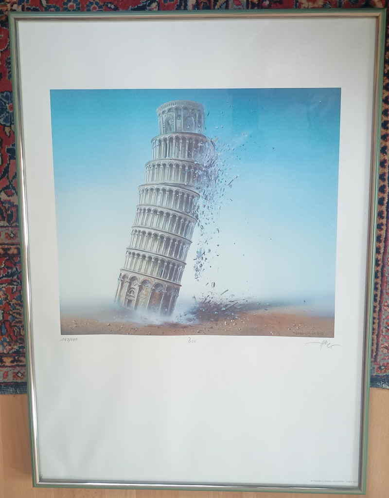 Hermann Michael Gerdes Schiefer Turm von Pisa 021128x