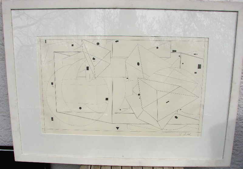 Held Al Lithografie geometrische Formen  Formen 6014x