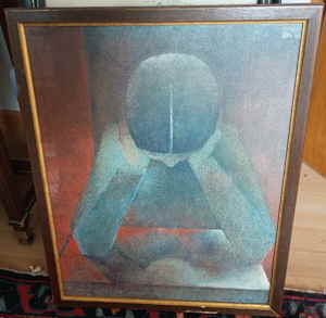 Heribert LOSERT Litho Lesendes Mdchen 905950d