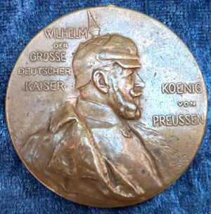 Bronze Medaille Preussen Wilhelm I 434302d