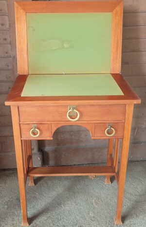 Mahagoni Spieltisch Jugendstil 170d