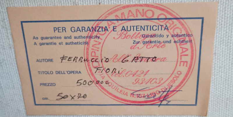Ferruccio Gatto Blumenstillleben 159315x