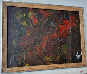 Bossert Sarah abstraktes Gem�lde 174647d