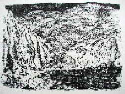Wallner Claus Gebirge Lithographie  62911d