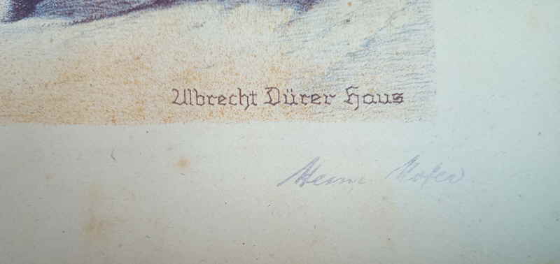 Hofer Nrnberg Radierung 246085x