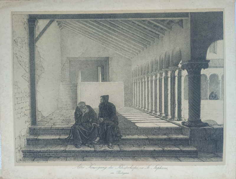 Bologna Emilia Romagna Lithographie 1823 454x
