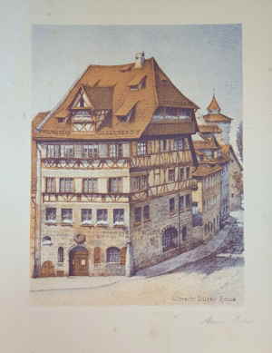 Hofer Nrnberg Radierung 249356d