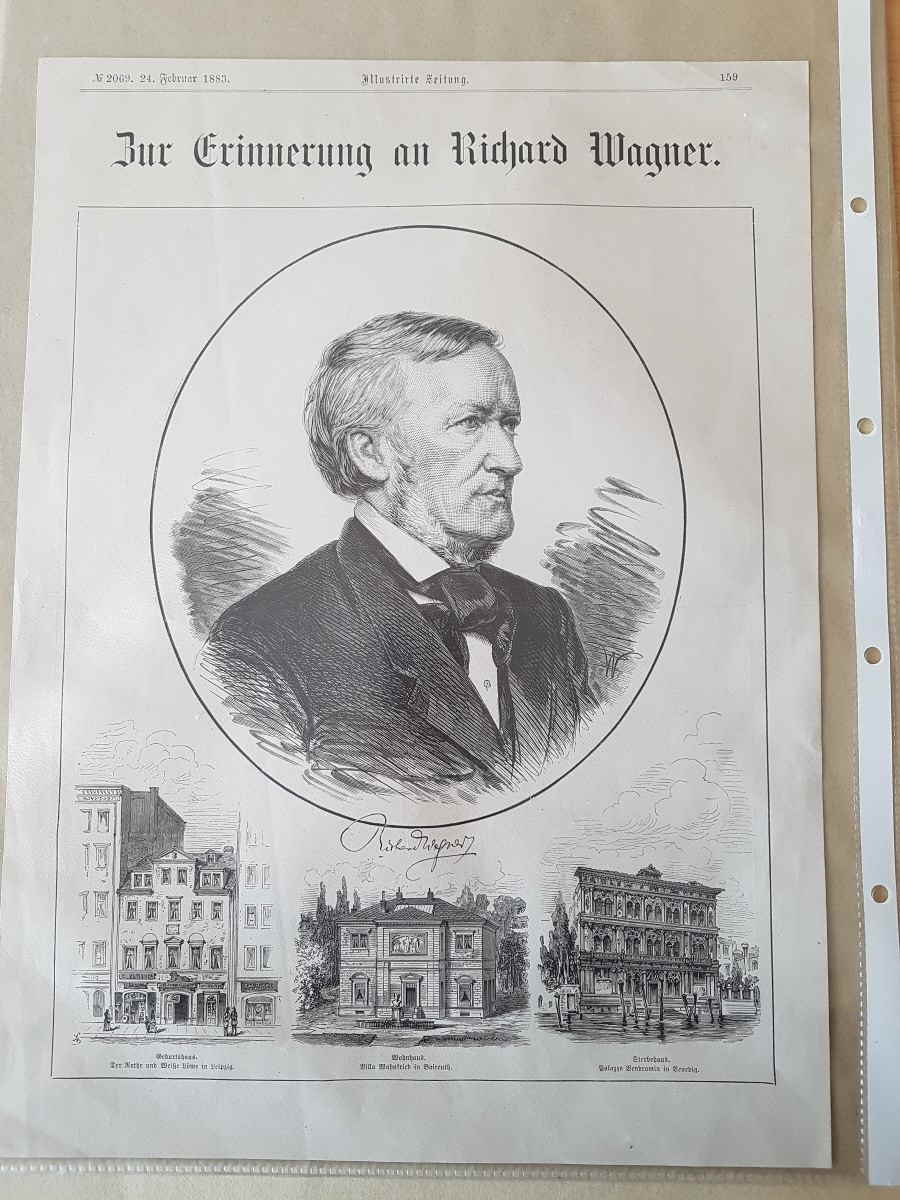 10 zur erinnerung an Richard wagner illustrierte Zeitung 31x