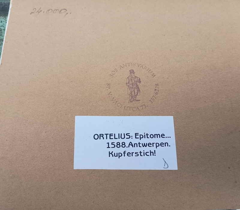 Ortelius Abraham  Epitome franconia Frankenkarte 386x