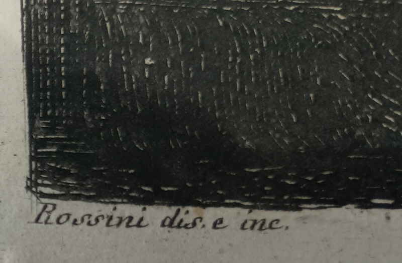 Rossini Luigio Roma 1823 Veduta della parte posteriore 747971x