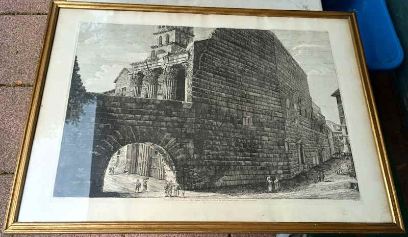 Rossini Luigio Roma 1823 Veduta della parte posteriore 804992x