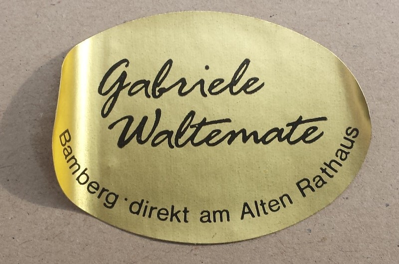 Schmidt - Stein Michael Farbradierung Calla Gabriele Waltemate 103914x