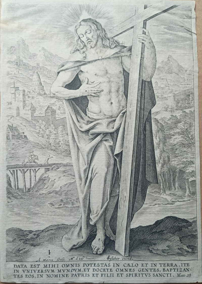 Visscher Claes Janzoon Kupferstich Christus 746829x