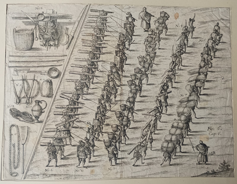 Johann Jacob von Wallhausen und Flavis Vegetius Renatus Kupferstich 846152x