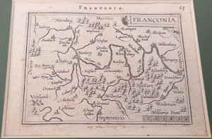 Ortelius Abraham  Epitome franconia Frankenkarte 5701365d