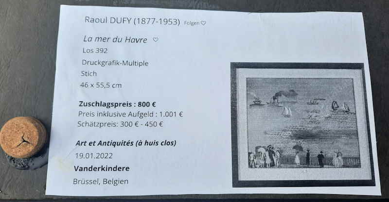 Raoul Dufy La Mer Du Havre 184201x