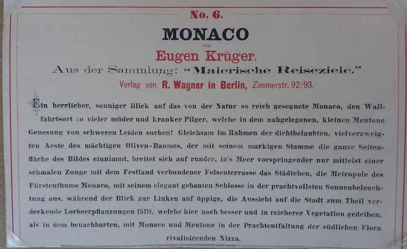 Eugen Krüger Monaco 072816x