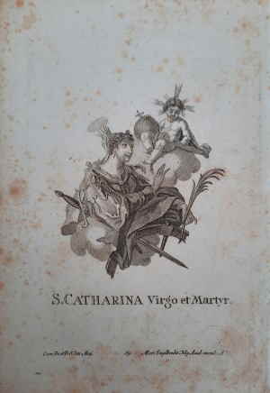 Martin Engelbrecht S. Catharina Virgo et Martyr  829d