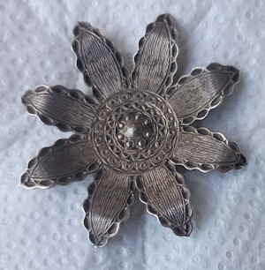 104 Brosche Seestern Silber 939316d