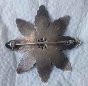 104 Brosche Seestern Silber 944928d