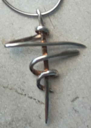 108 modernes Kreuz Silber 824232d