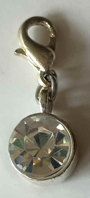 versilbert mit Glasstein 357407d