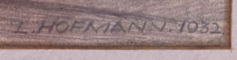 Hofmann Ludwig Bleistiftzeichnung 403079