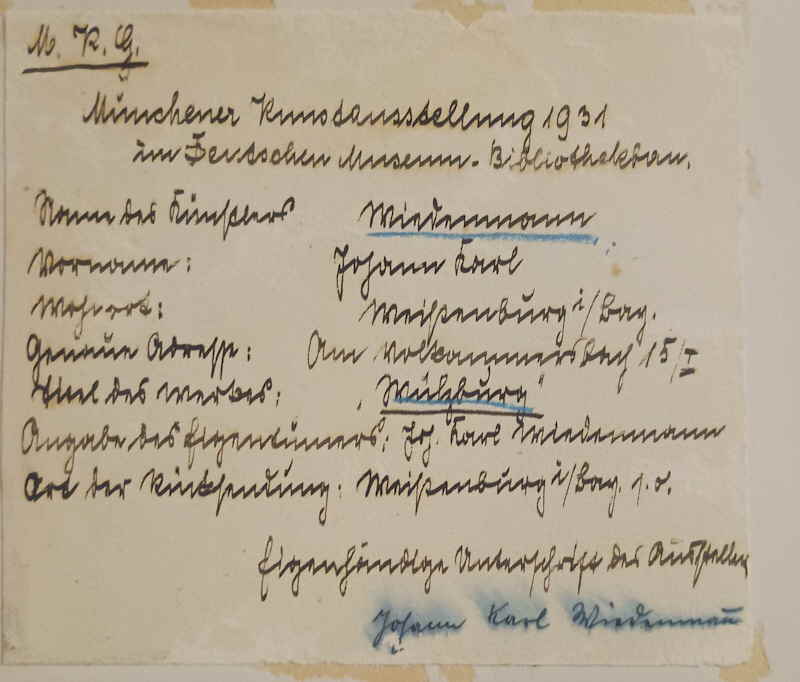 Johann Karl Wiedenmann 730382x