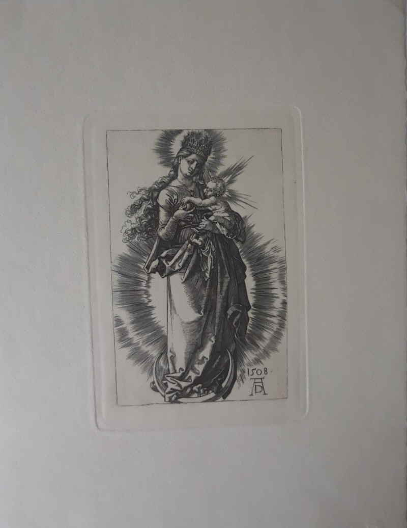 Dürer Albrecht Bundesdruckerei Berlin Madonna 29x