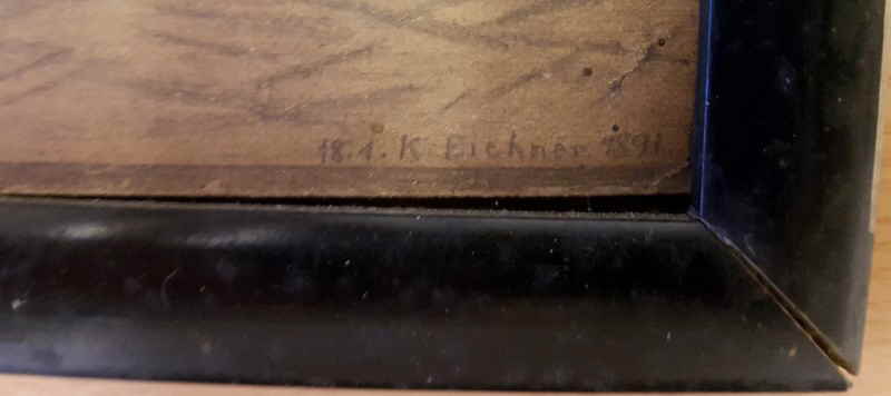 Eichner K Bleistiftzeichnung 105x