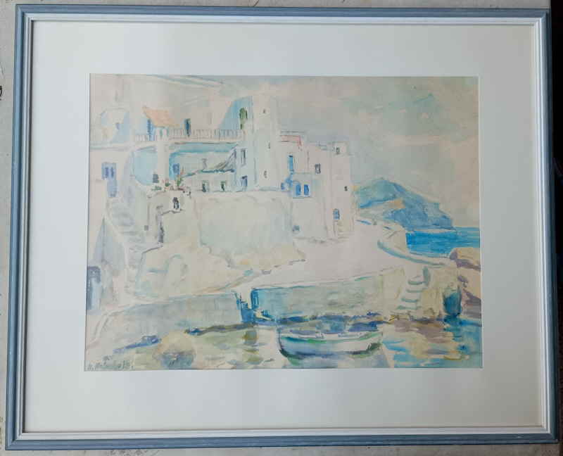 Gertrude Helmholz Aquarell Ischia  507868x