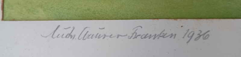 Ludwig Maurer Franken Aquarell 14 Heiligen 211022x