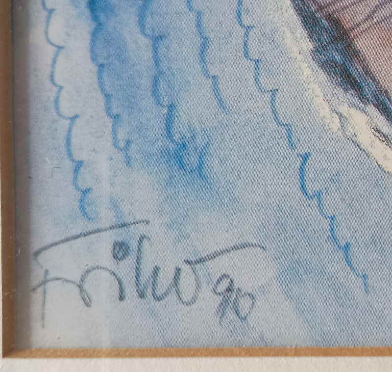 Siebdruck Traum vom Fliegen OHANA FINE ART 818401x