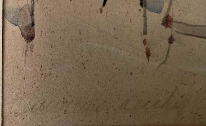 San Remo Aquarell Italien Guilio 035983x