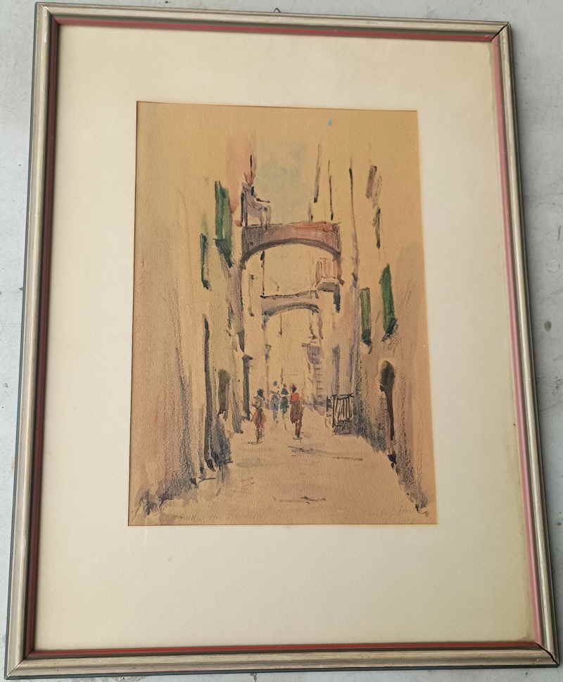 San Remo Aquarell Italien Guilio 607933x