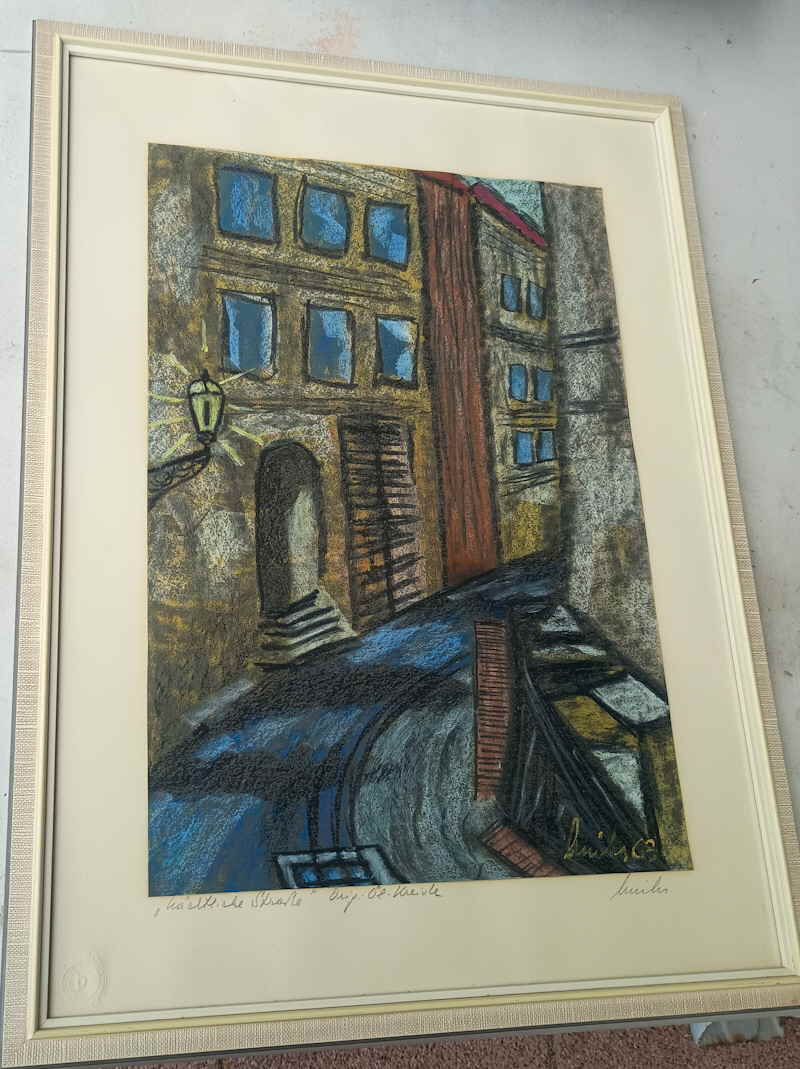 N�chtliche Strasse  �lkreide 214034x